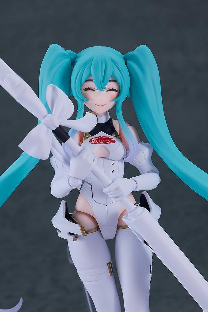 Figma Хацунэ Мику Проект GT Racing Miku 2024 Пластиковая окрашенная подвижная фигурка версия. Немасштабируемый