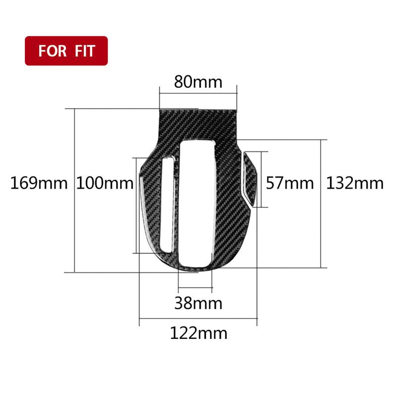 Подходит для Honda fit Jazz 2014-2018 автомобильные аксессуары карбоновая панель передач защищает ручку переключения передач наклейки на автомобиль украшение интерьера
