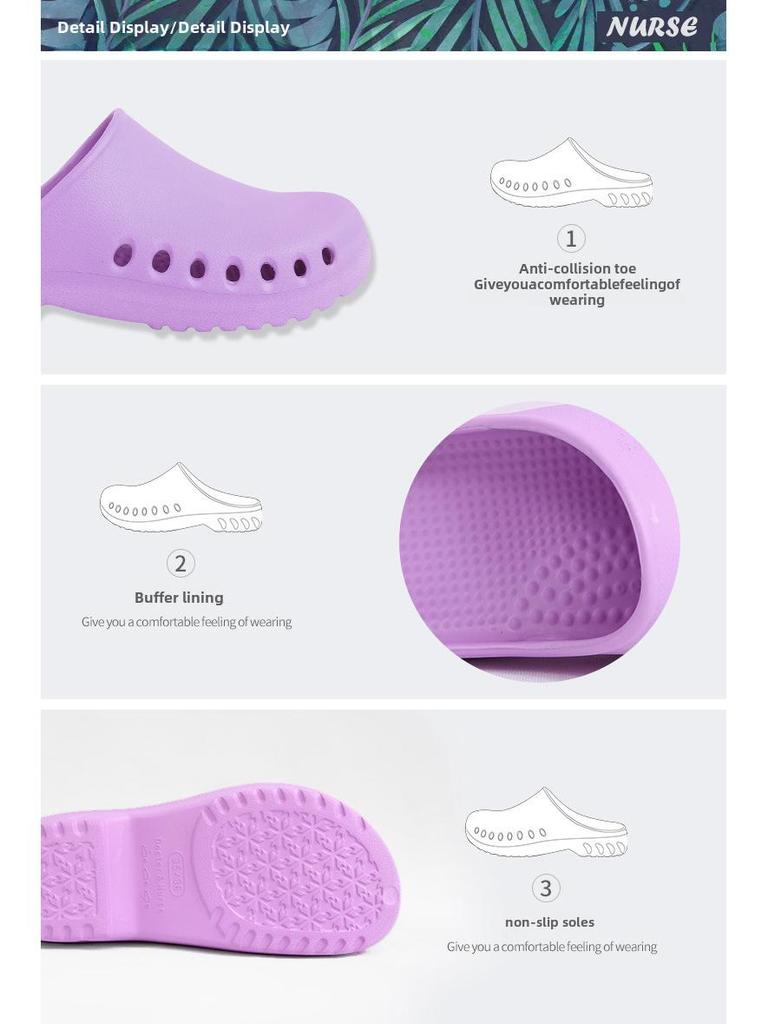 Унисекс хирургическая и обувь с закрытым носком для ОИТ для медицинских работников