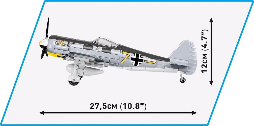 'Историческая коллекция Коби № 5741 Focke-Wulf Fw190A-8 (Немецкая армия) 132 масштаб