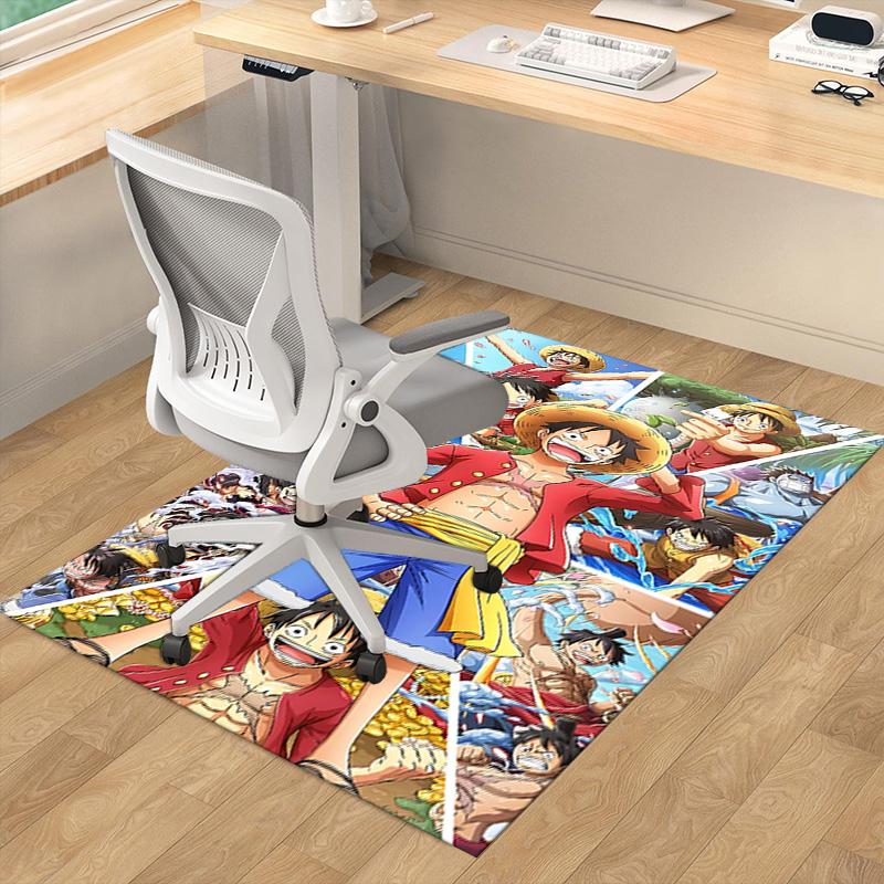 Straw Hat Pirate Luffy Carpet For Playroom Bedroom Living Room Sofa Home Decor Kids Game Area Rug Nonslip Floor Mat