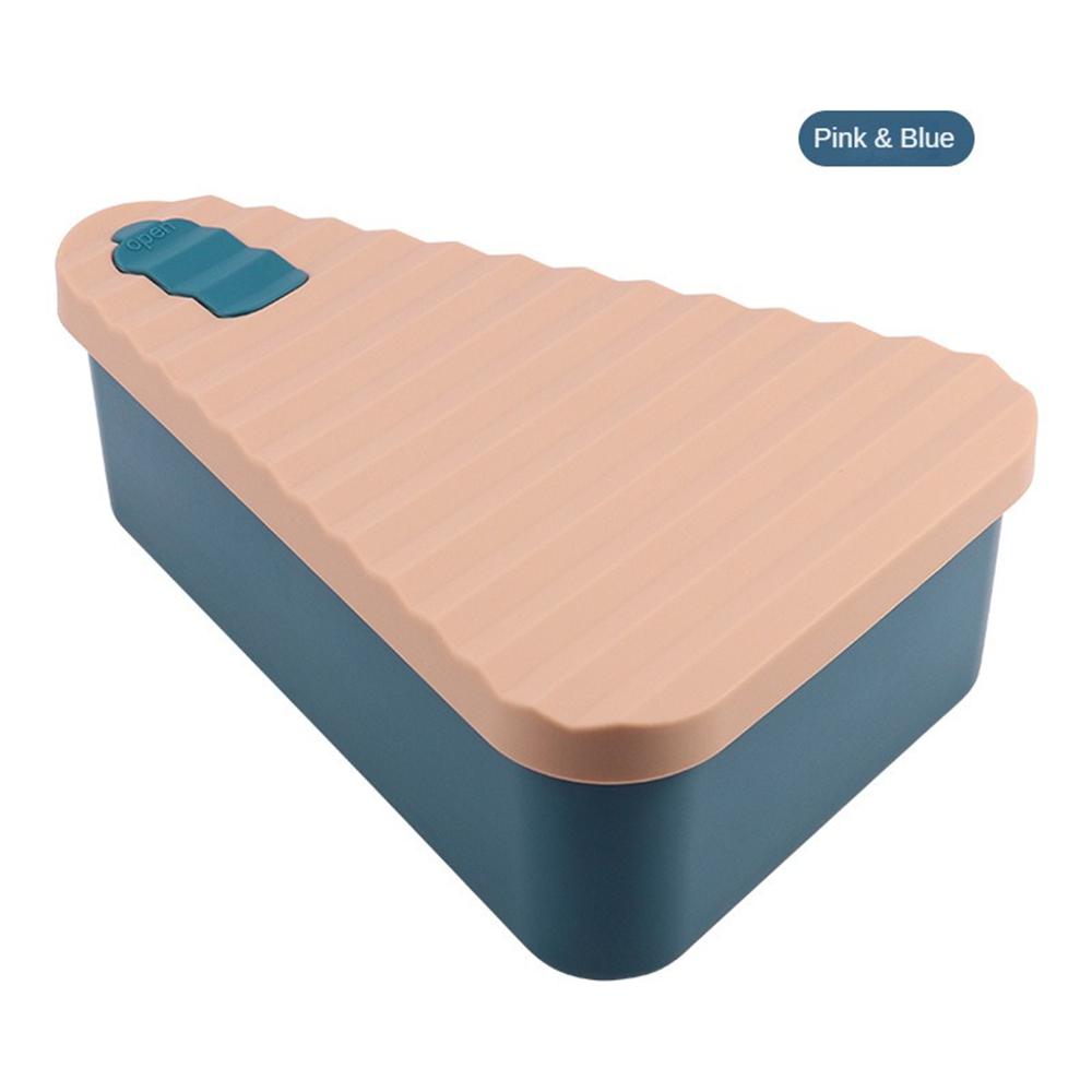 Коробка для пиццы сохраняет свежесть, герметично закрывается, подходит для микроволновки, легко хранить, герметичная коробка для завтрака для взрослых, коробка для завтрака экономит место