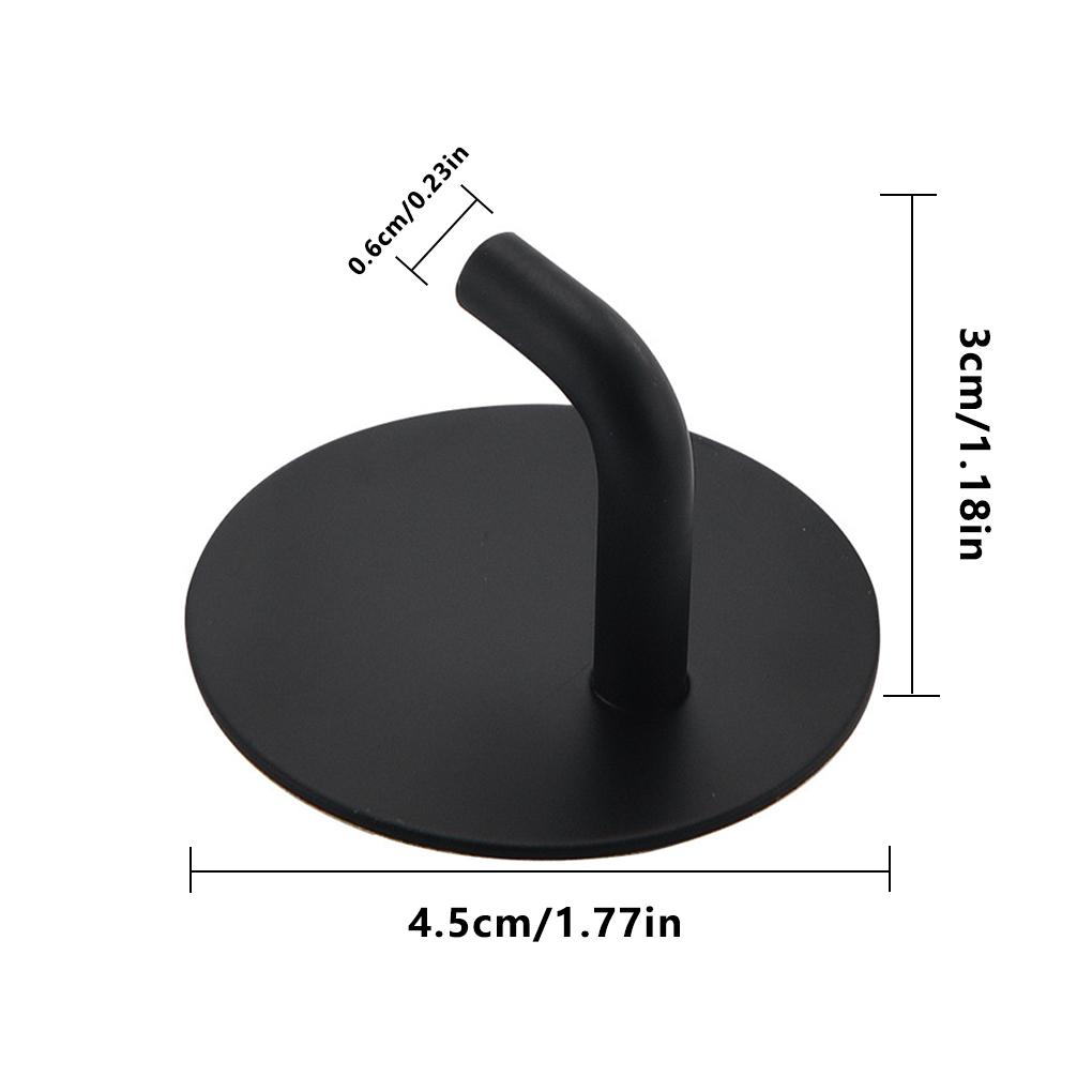 Вешалка для хранения 304 Настенный крючок из нержавеющей стали Самоклеящаяся вешалка для полотенец для кухни Ванная комната