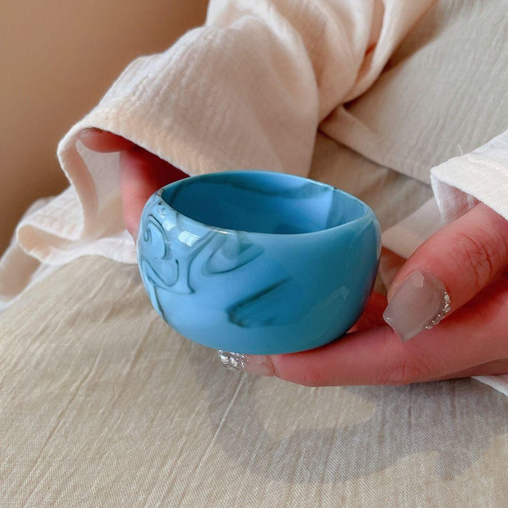 Браслет Minority Design Jelly Color Wide Vintage Geometric Aregular Bangle Girls