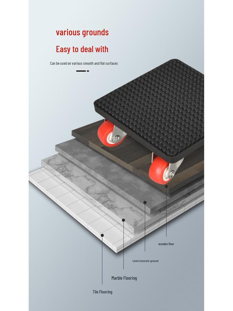 Universal Wheel Furniture Mover: Heavy Object Transport Tool