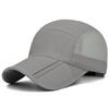 Creative Gift Quick Drying Baseball Cap Lightweight Breathable Outdoor Hat Polyester Packable Visor Cap