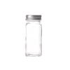 Dust-proof Spice Jar Square Container Condiment Dispenser Cabinet Storage Bottle with Cover Lid Organizer for Restaurant