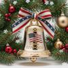 США 250-летний юбилей Колокольчик Памятный Патриотический Рождественская Елка Подвесной Колокольчик Украшение Праздничный Подвес для Вечеринки