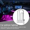 Автомобильное атмосферное освещение Регулируемая USB-лампа с USB-портом Внутреннее атмосферное освещение для грузовика, внедорожника, трактора, прицепа