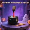 Halloween Magic Floating Potion Bottle Glowing Witch Cauldron Trick Or Treat Party Favors Sparkling Potion Diffuser Set Party