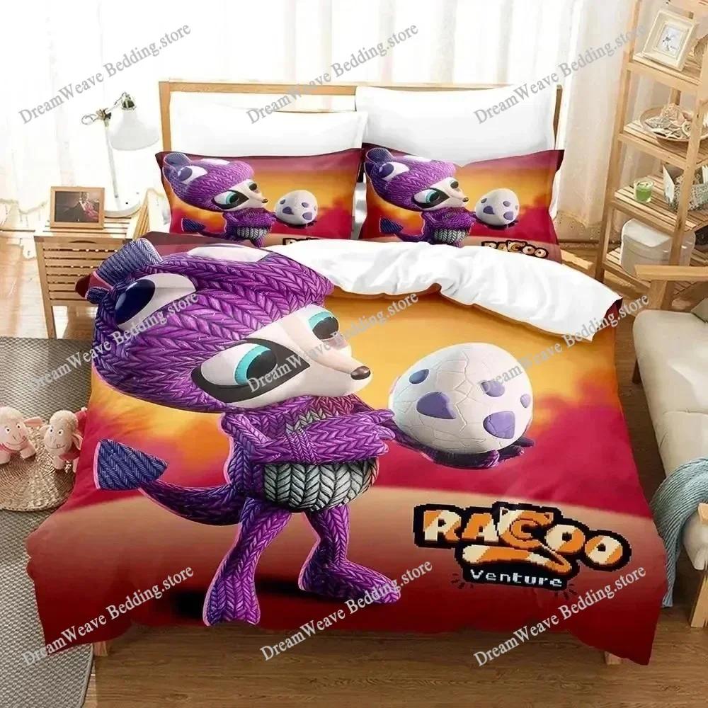 Raccoo Venture Bedding Set Single Twin Full Queen King Size Bed Set Adult Kid Bedroom Duvet Cover Sets 3D Print Game Bed Sheet96