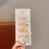 5pcs/Set Ocean Theme Shell Hair Clips Side Clip Style Headwear Cute Starfish Hairpins  For Girls