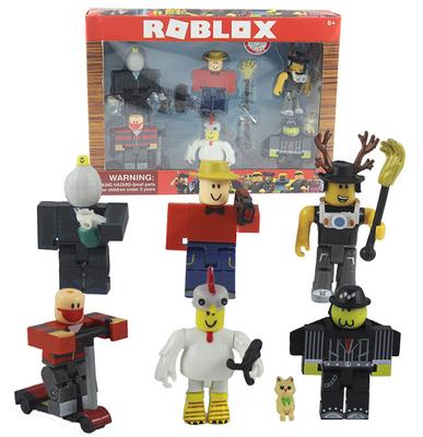 Мини-фигурки Roblox 2,5-3 дюйма, разные стили, персонажи виртуальной игры, игрушки с аксессуарами-оружием для детей от 6 лет