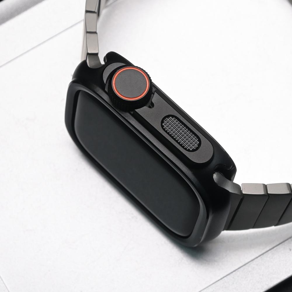 Металлический чехол-рамка для Apple Watch Ultra3 2 1 49мм 46мм 45мм 44мм Защитная крышка для IWatch Серии 11 10 9 8 7 6 5 4 SE3 Без стекла