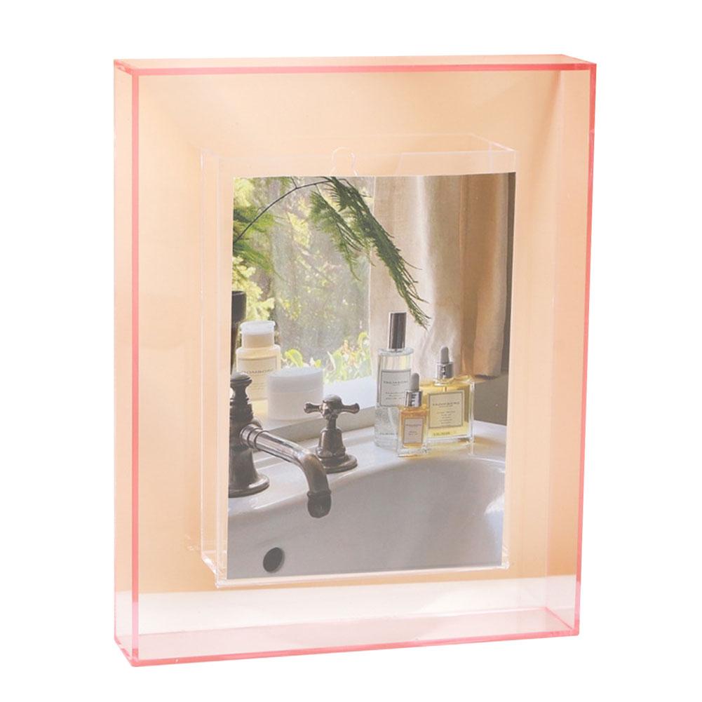 5-дюймовые прозрачные фоторамки Декоративная цветная фоторамка для домашнего офиса A