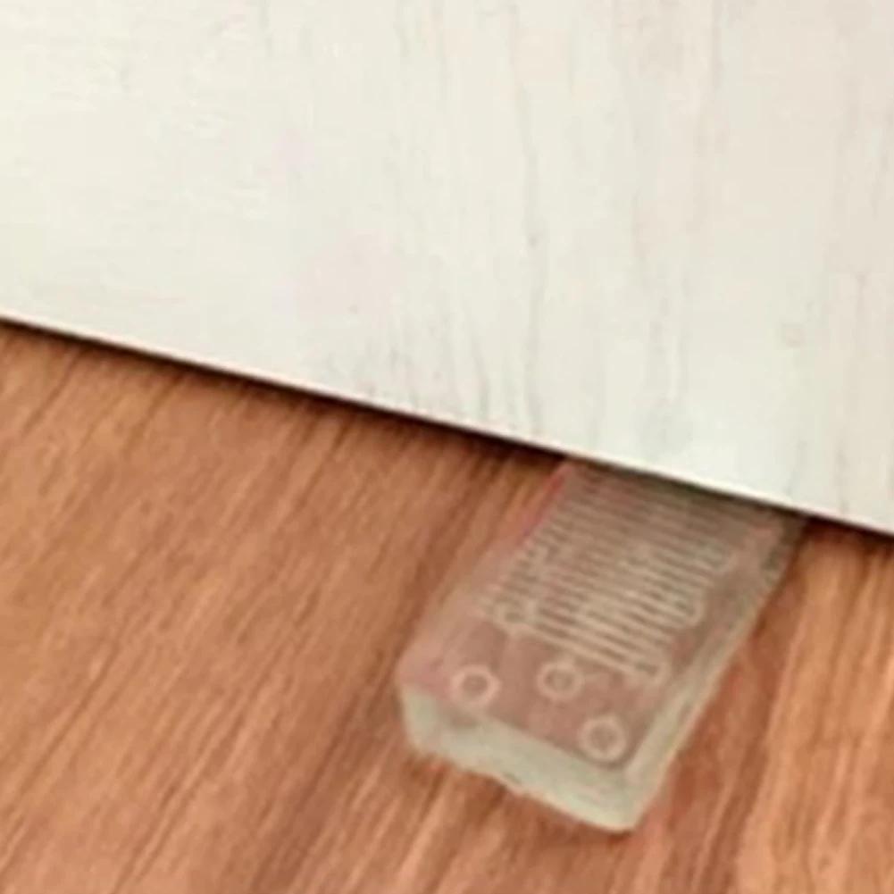 Силиконовый дверной упор-клин 95x40x14 мм ПУ резиновый дверной упор задний фиксатор двери противоударный стопор для домашнего декора