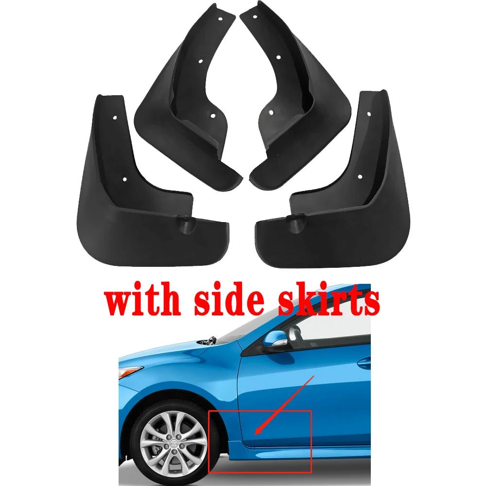 For Mazda 3 Axela Mazda3 BL HATCHBACK 2010~2013 Car Mud Guards Antifreeze Flap Splash Mudflap Front Door Guards Auto Accessories