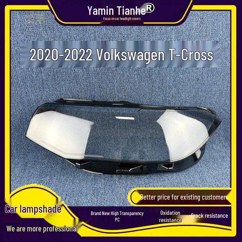 Накладки на фары Volkswagen T-Cross: Прозрачные крышки фар и фонарей для моделей 2020-2021 годов
