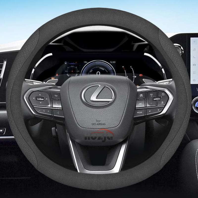 MVTT4 Car Steering Wheel Cover for Lexus RX 400h 450h TX350 LX600 RX400h RX350 RX350h LS400 UX250h NX ES 300h 350 CT200h Accessories