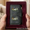 Butterfly Lily Men's Large Capacity Wallet with Business Card Slot and Cash Pocket, Suitable for Formal Occasions and Office Use, Ideal Gift for