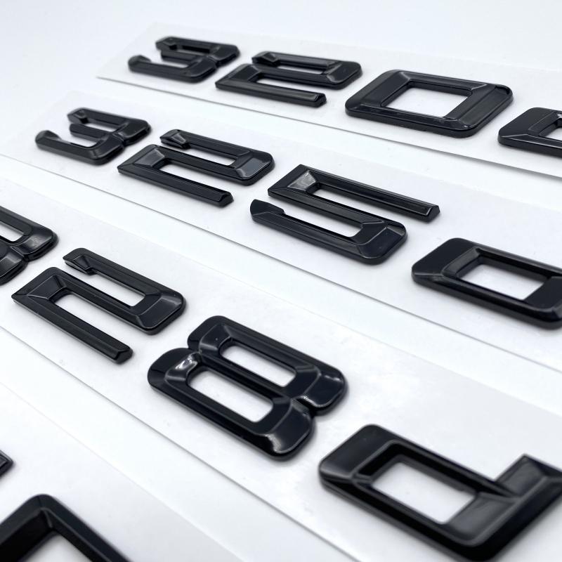 316d 318d 320d 323d 325d 330d 335d эмблема багажника багажника буквы значки логотип автомобиля для BMW 3-series F31 F34 E90 E46 серебристый глянцевый