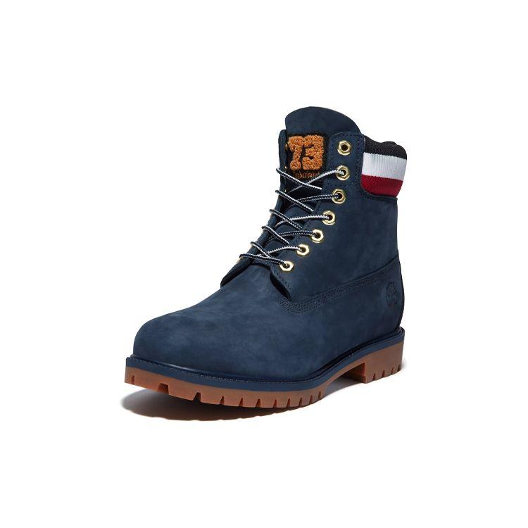 Timberland Heritage Series Comfortable Durable Martin Boots Men Boots Blue A2M59019