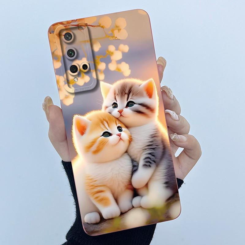 Чехол для Huawei Nova 5T Honor 20 Pro 10i 20i Чехол для телефона Nova5T YAL-L21 Мультяшный Бампер Матовый Защитный Мягкий Силиконовый Задняя Крышка