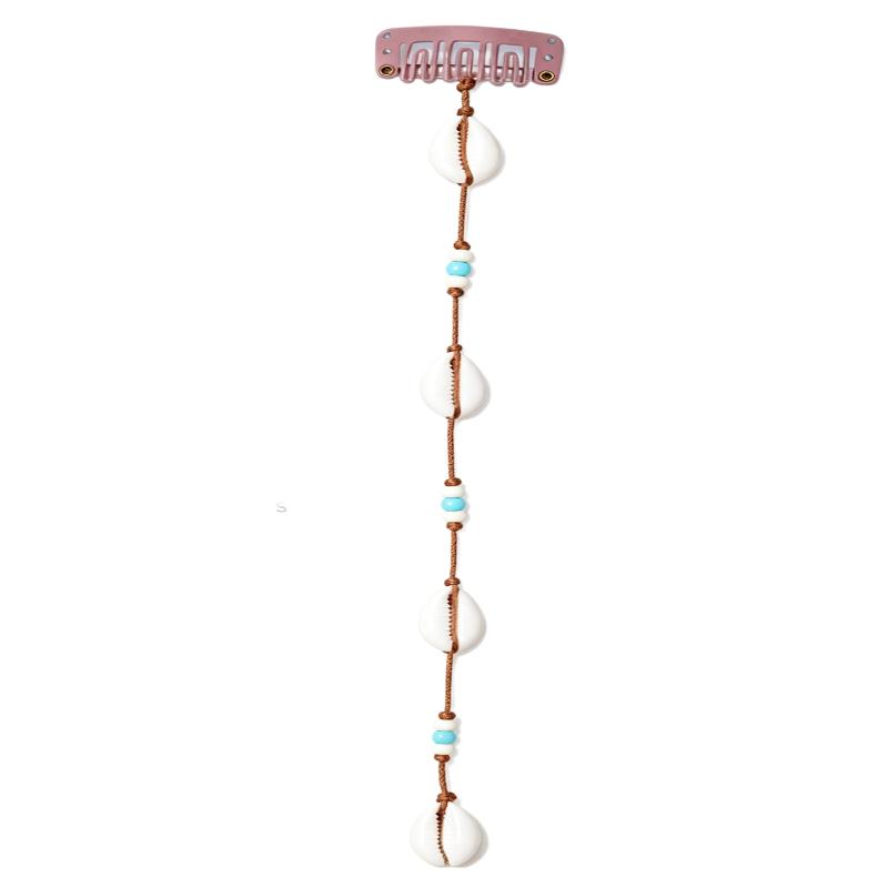 Lightweight Mermaid Starfish Bead Hair Clip Fashion Hair Accessory for Women Summer Travel Seaside Photography