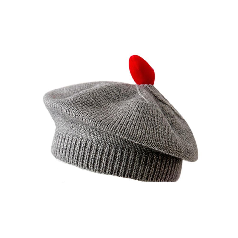 Вязаный чепчик, детский берет, милая шапка художника, осенне-зимняя детская шапка для новорожденных и малышей