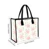 Floral Print Tote Bag Large Capacity Fashion Carryall for Daily Use Shopping