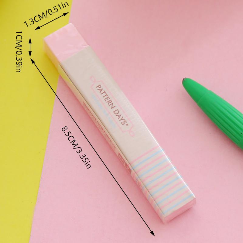 1 шт., резиновая милая резиновая полоска с радужным управлением, канцелярский ластик для детей, новинка, ластик