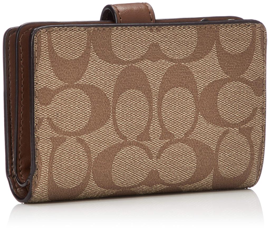 Wallet F23553 Signature PVC Leather Saddle [Coach] Women's [Item]