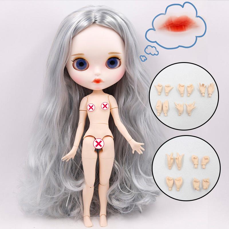 Кукла ICY DBS Blyth Нет. 4 изогнутые губы, матовое лицо на заказ с бровями, тело 1/6 bjd, аниме