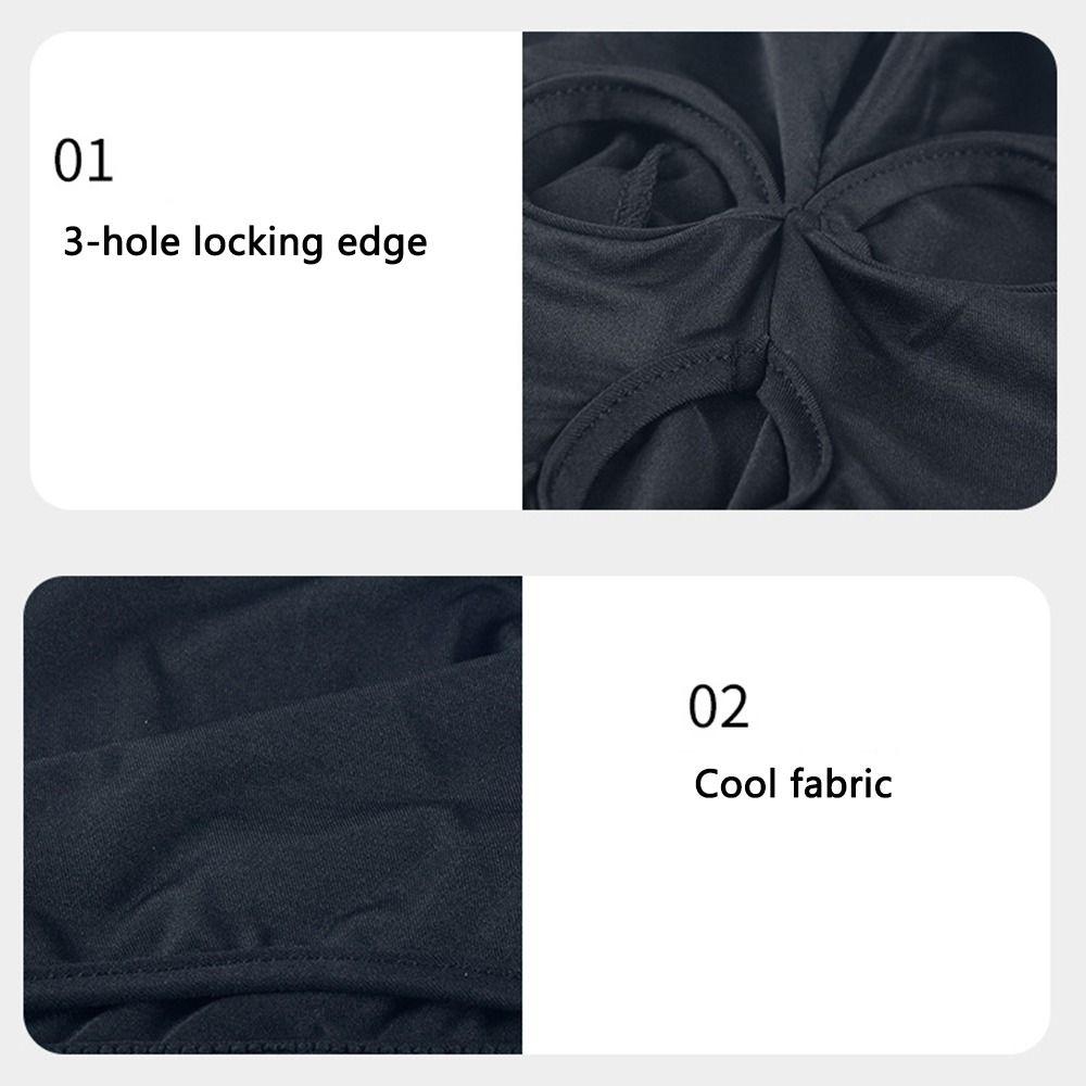 Велосипедная маска с 3 отверстиями, подшлемник для шлема, унисекс, шляпы, ветрозащитная полнолицевая маска для улицы