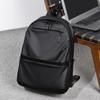 2024 Men's Business Travel Backpack: Leather, Splash-Proof, Lightweight, Large Capacity, Ideal for Laptops