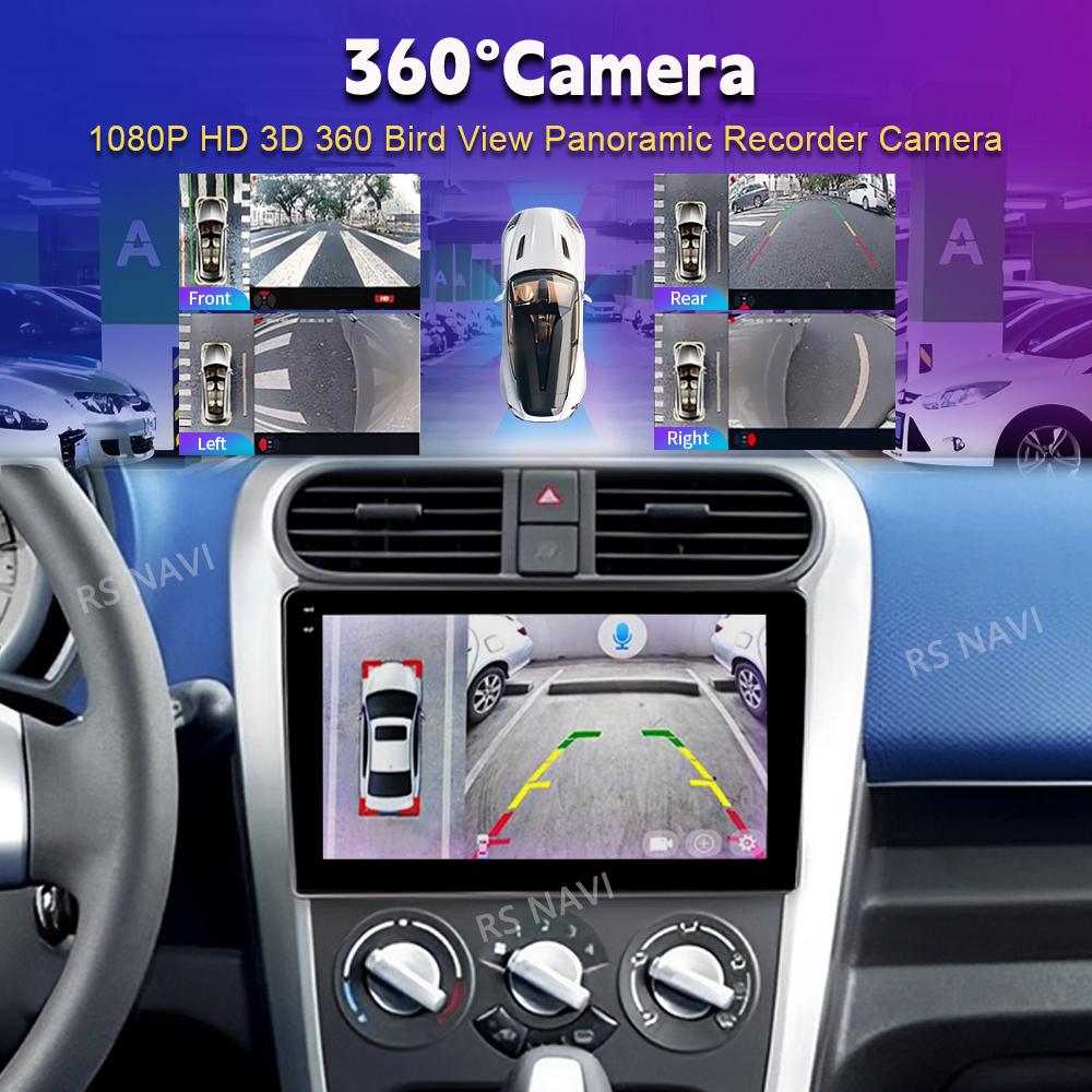 Autoradio stéréo Android 16 pour SUZUKI Splash Ritz OPEL Agila 2008 - 2014, lecteur multimédia BT, radio de voiture avec CarPlay sans fil