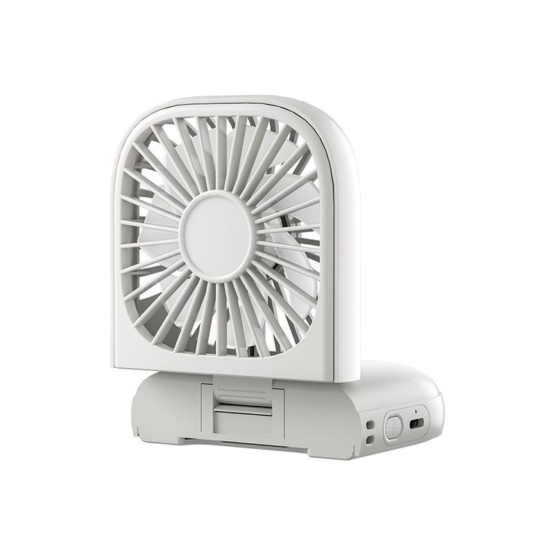 Rechargeable Handheld USB Fan - Portable Folding Mini Fan with Long Battery Life for Outdoor, Dorm, Office, or Neck Hanging Use.