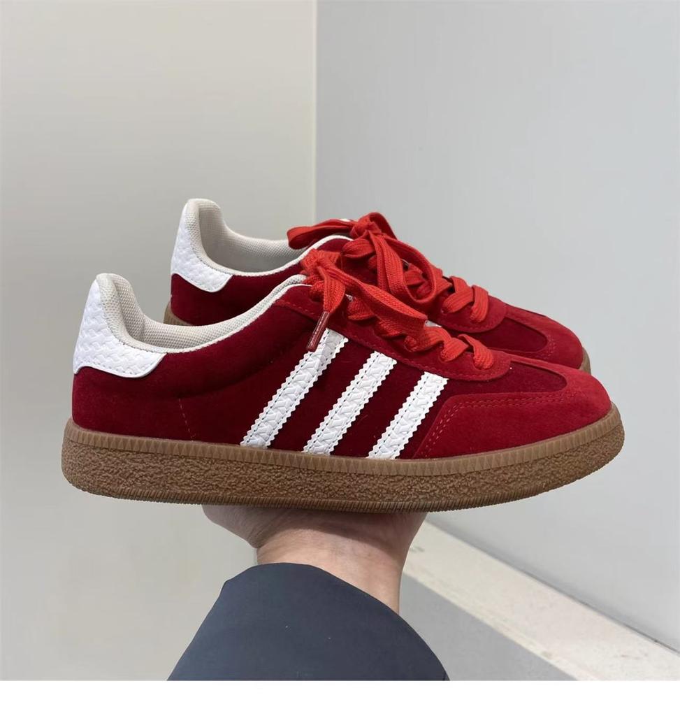 Женская обувь Dexun, корейская версия, мягкая кожа, обувь Forrest Gump, цветная женская обувь 2025 года, весна и осень, новая платформа, повседневная спортивная обувь