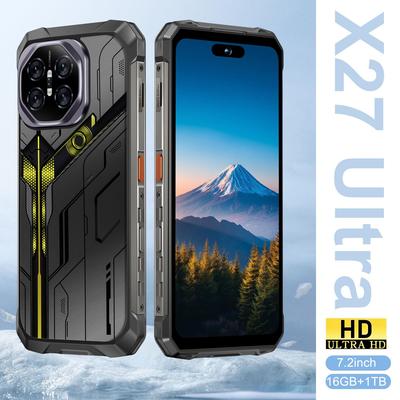 Смартфон X27 Ultra 5G, 16+1 ТБ, Трехзащищенный дизайн