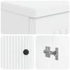 Bathroom Vanity Cabinet UTRECHT White 59.5 x 31.5 x 59 cm