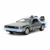Back To the Future Part 1 Jada Toys Metals Scale Diecast Car Time Machine DeLorean 32911 Jada Toys Hollywood Rides Back To the Future Part I De Lorean