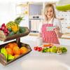 Двухуровневая корзина для фруктов Кухонная корзина для хранения Многоцелевой деревянный контейнер для еды Держатель для овощей, тортов Кухонные аксессуары