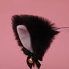 HOT Plush Lace Cat Ears Bell Headbands For Women Sexy Cat Ears Headband Cat Fur Ear Hairband Anime Cosplay Cat Fur Ear Hairband