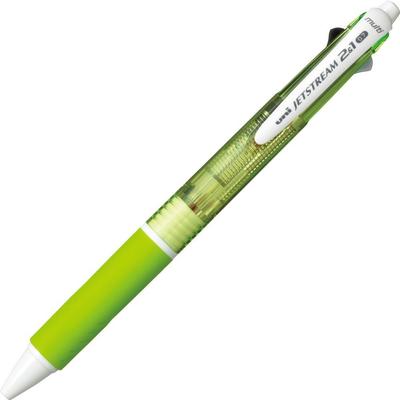Ручка-карандаш Mitsubishi Jet Stream Green, легко писать MSXE3500071P6, многофункциональная, 2&1, 0,7
