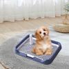Dog Potty Toilet Litter Box Removable 18.11x13.78x1.97inch Indoor Pet Pee Trainer