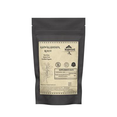 Органическая ашваганда 50 г полностью натуральная добавка против беспокойства и снятия стресса