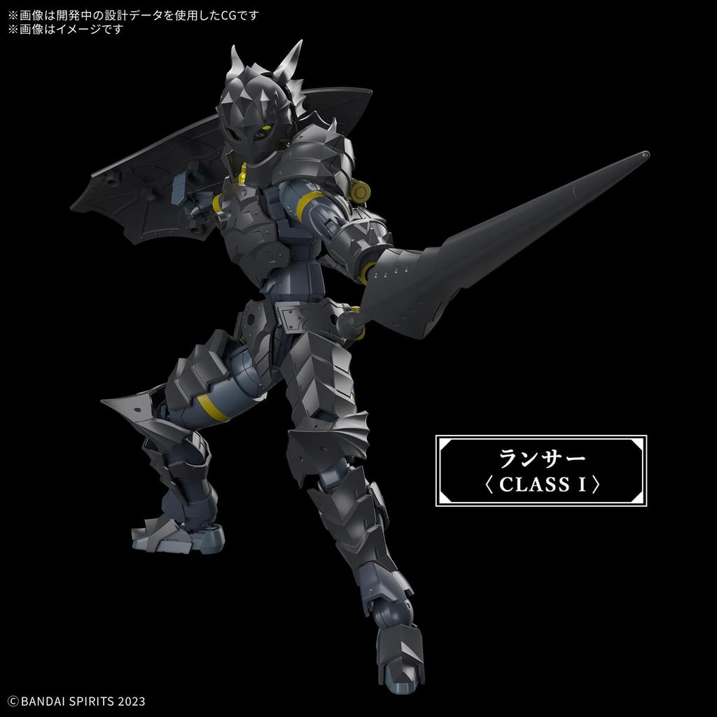 BANDAI SPIRITS 30MF Розан Лансер Предварительно окрашенная пластиковая модель