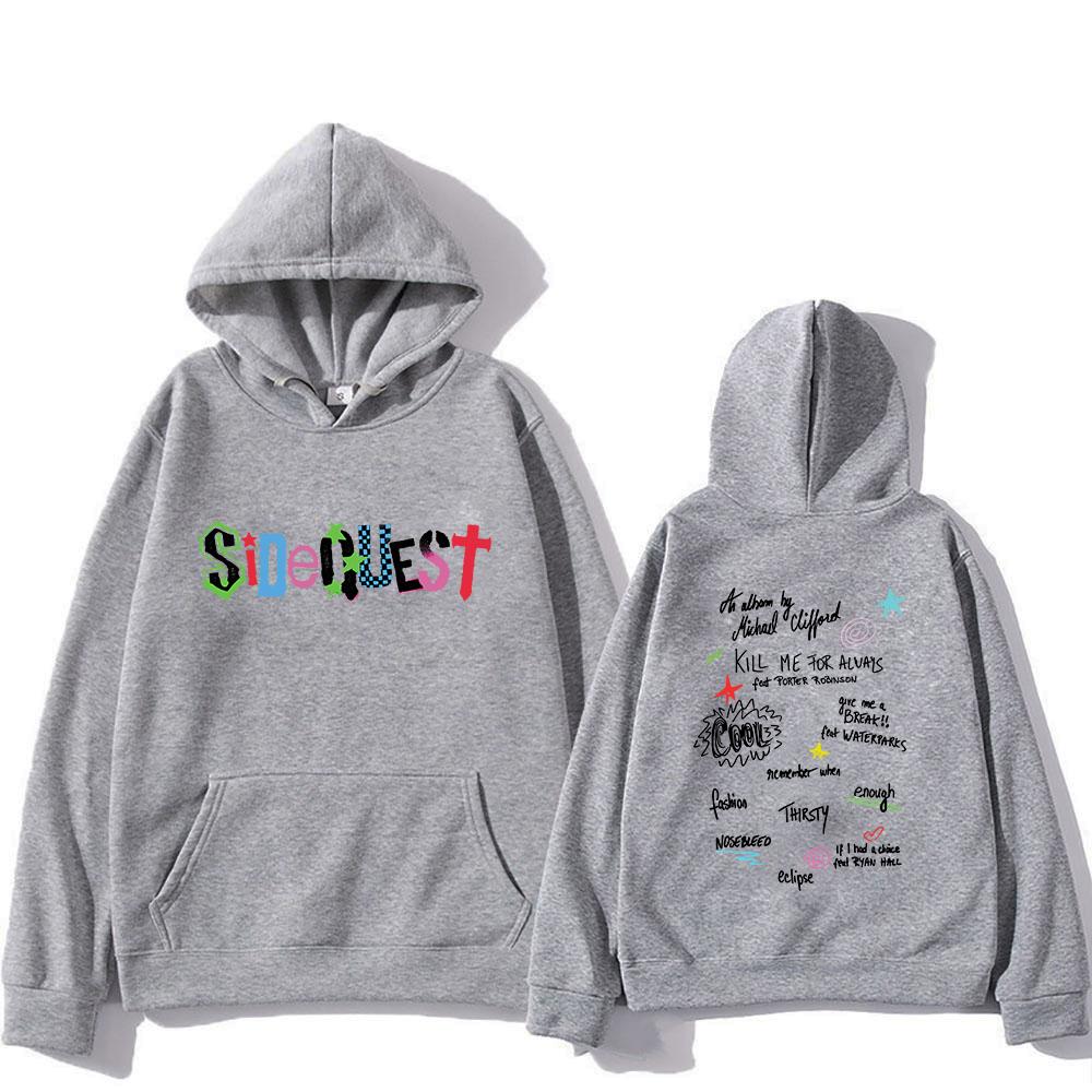 5 Seconds of Summer Michael Clifford Hoodie 2025 Album SIDEQUEST Men/women Hoodies Harajuku Winter Clothes Pullover Sweatshirt