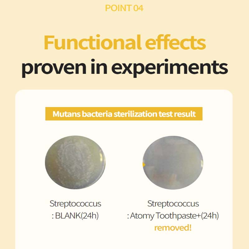 Atomy Genuine Toothpaste Natural Oral Care with Propolis Green Tea (5ea 200g)