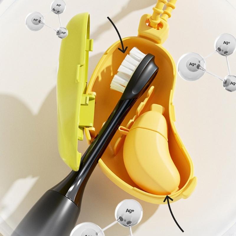 Funny Banana Toothbrush Head Cover With Dustproof Function Multipurpose Storage Container For Travel Hygienes Essential